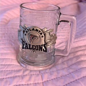 Atlanta Falcons Clear Glass Mug